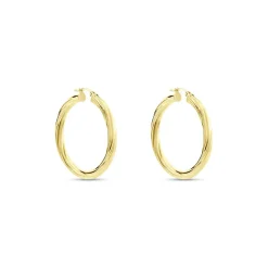 Créoles Or Jaune Torsadé