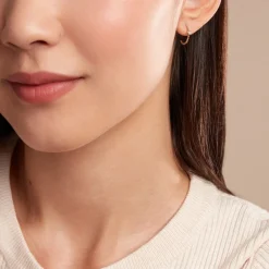 Créoles Pearly Effect Or Jaune Diamant