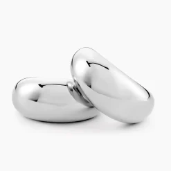 Créoles Perfect Match Acier Blanc