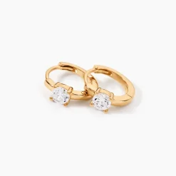 Créoles Plaqué Or Laurick Oxydes De Zirconium