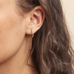 Créoles Plaqué Or Leinhard Oxydes De Zirconium