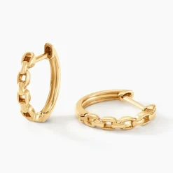 Créoles Rain Or Jaune