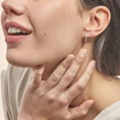 Créoles Shalana Or Blanc