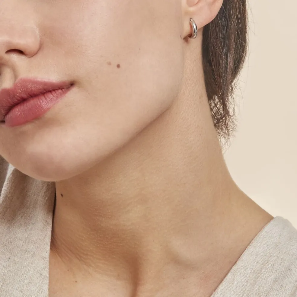 Créoles Shalana Or Blanc