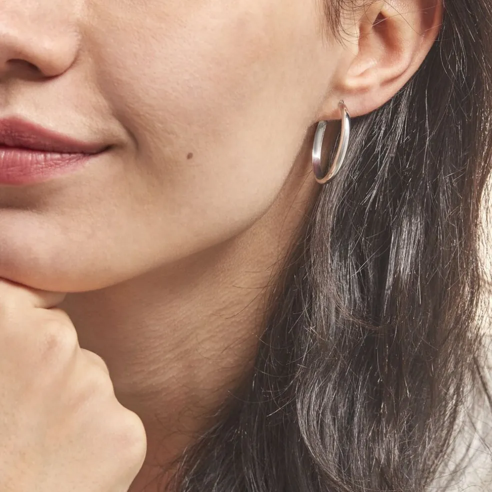 Créoles Shalana Or Blanc