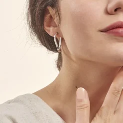 Créoles Silla Or Blanc