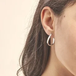 Créoles Silla Or Blanc