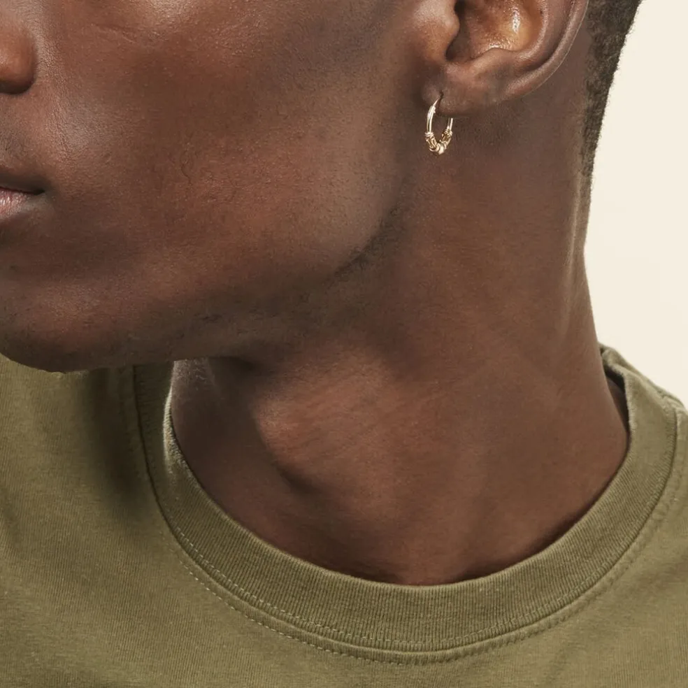 Créoles Tehanie Plaqué Or Jaune