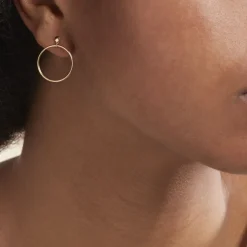 Créoles Tia Geometrique Or Jaune