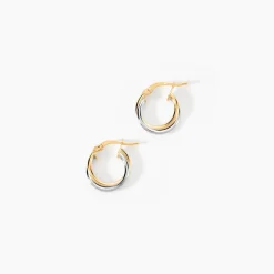 Créoles Tita Or Bicolore