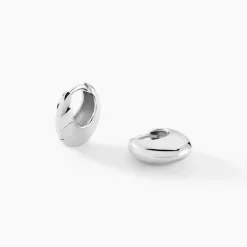 Créoles Two Argent Blanc