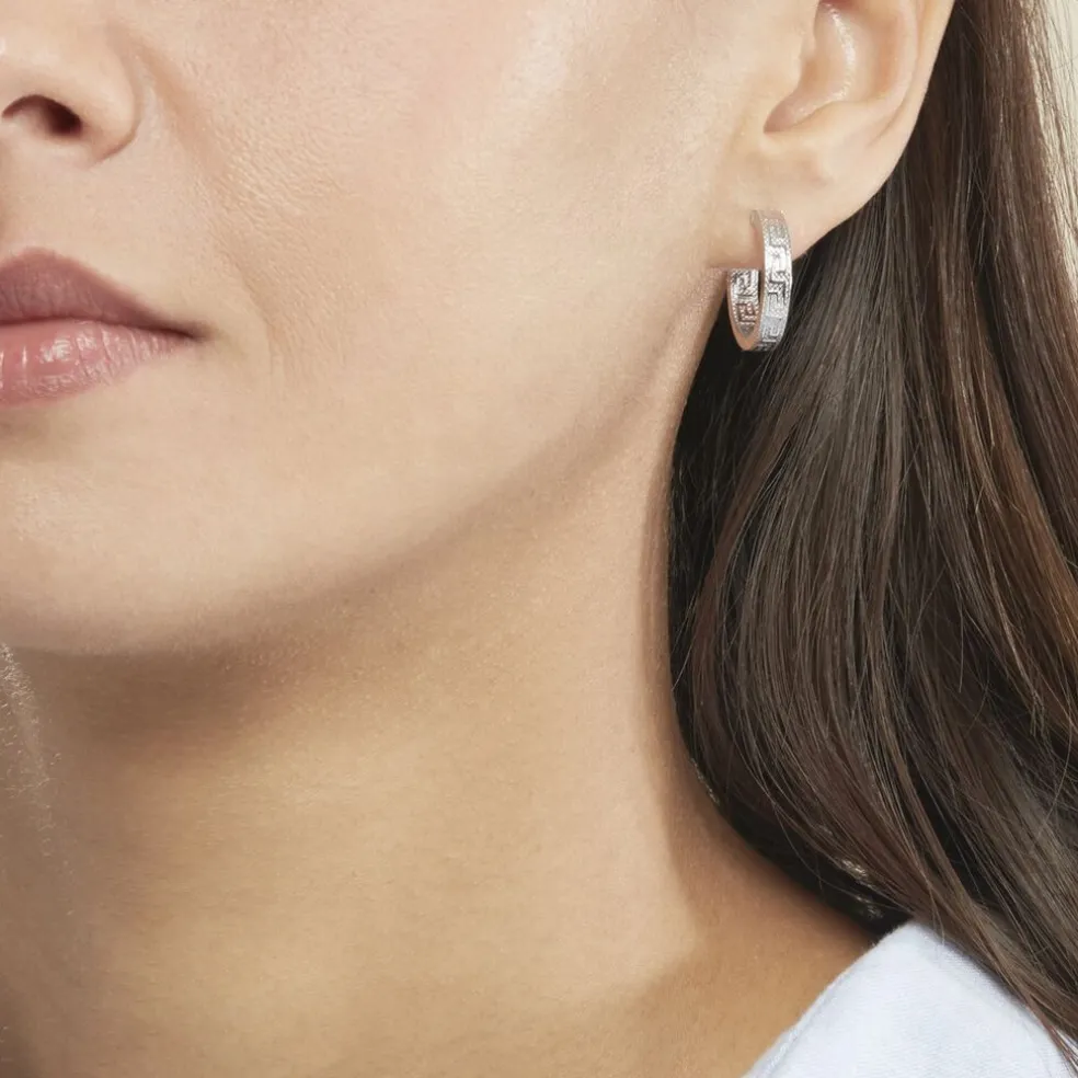 Créoles Ugenie Or Blanc