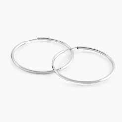 Créoles Valencina Or Blanc