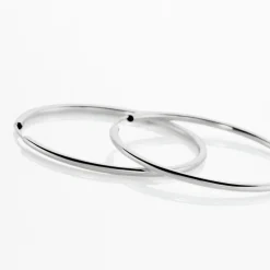 Créoles Valencina Or Blanc