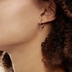 Créoles Valencina Or Blanc