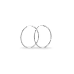 Créoles Valencina Or Blanc