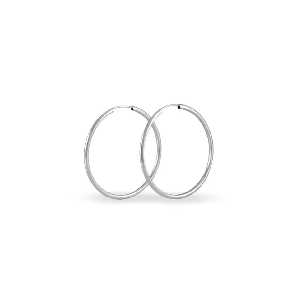 Créoles Valencina Or Blanc