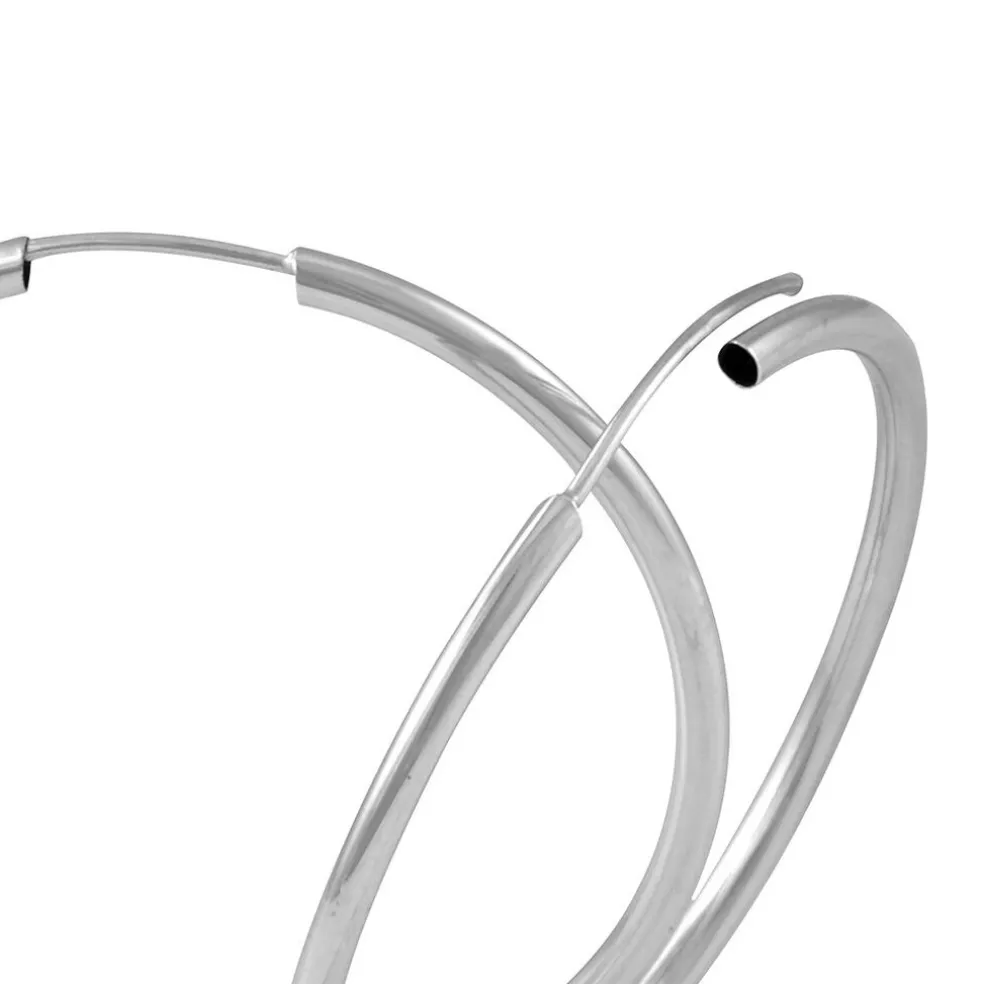 Créoles Valencina Or Blanc