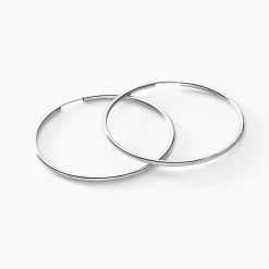 Créoles Valencina Or Blanc