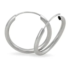 Créoles Valencina Or Blanc