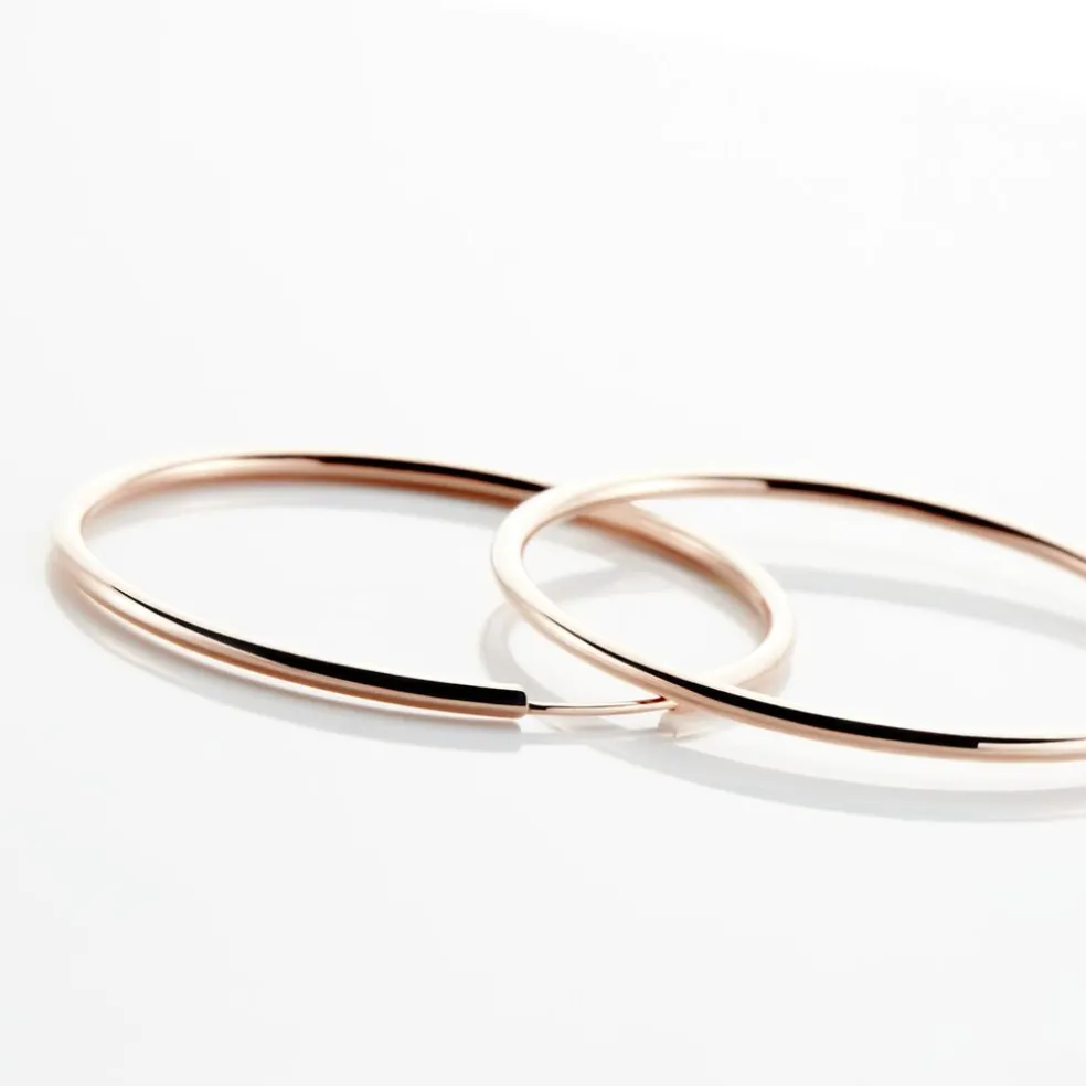 Créoles Valencina Or Rose