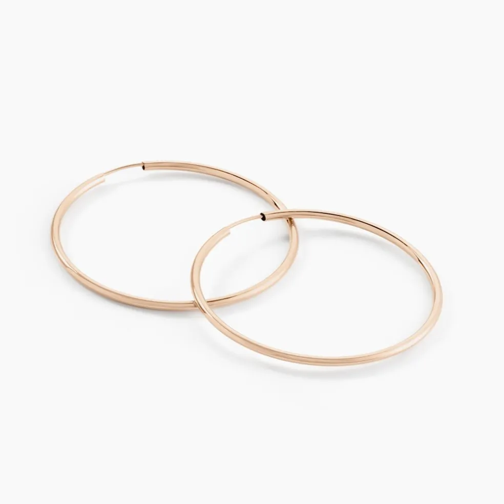 Créoles Valencina Or Rose