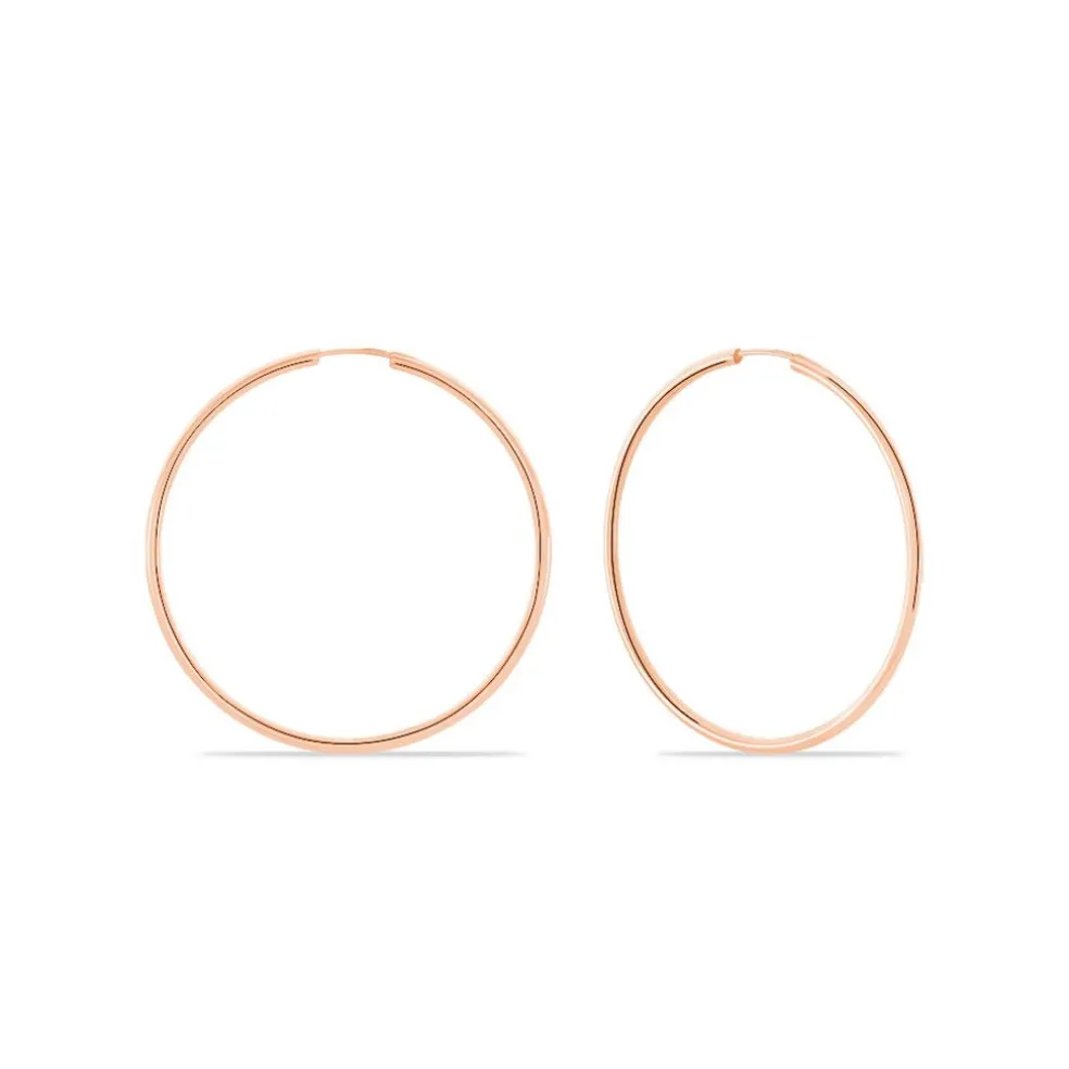 Créoles Valencina Or Rose