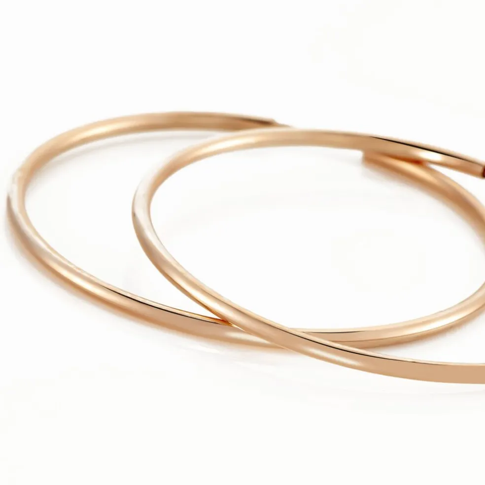 Créoles Valencina Or Rose