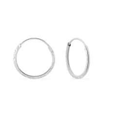 Créoles Valerina Or Blanc