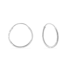 Créoles Valerina Or Blanc