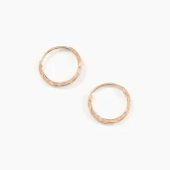 Créoles Valerina Or Rose