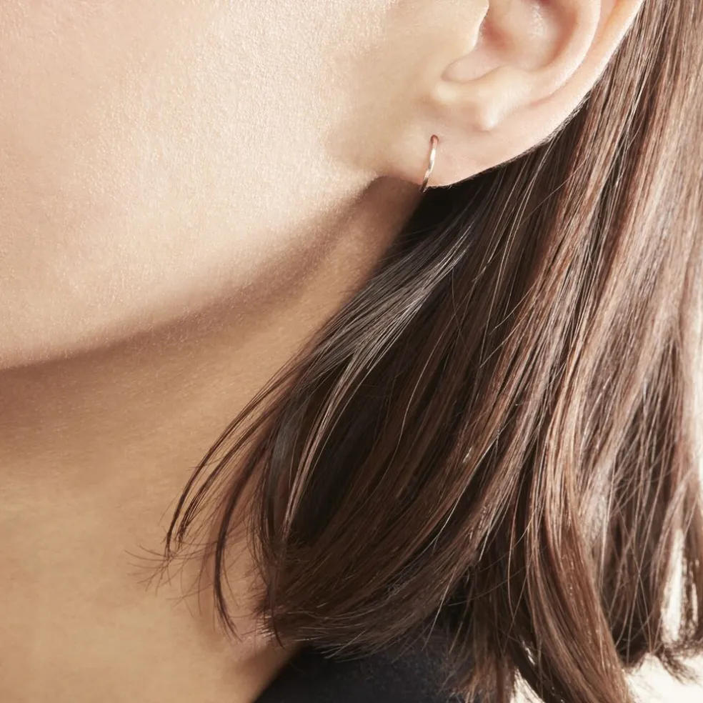 Créoles Valerina Or Rose