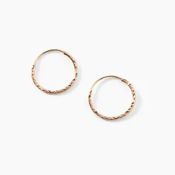 Créoles Valerina Or Rose