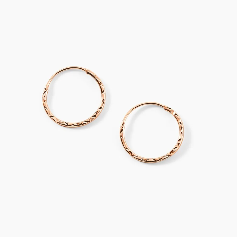 Créoles Valerina Or Rose