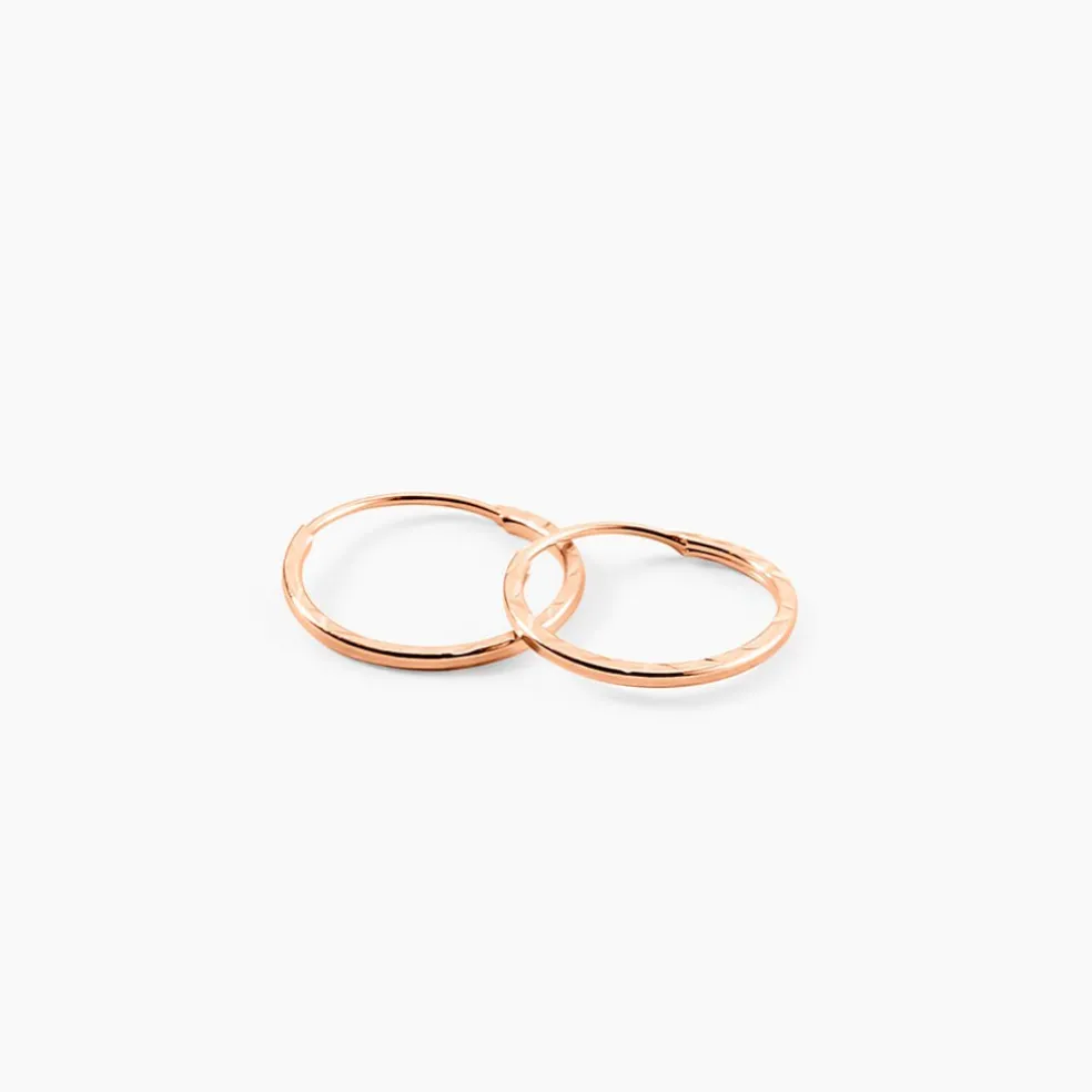 Créoles Valerina Or Rose