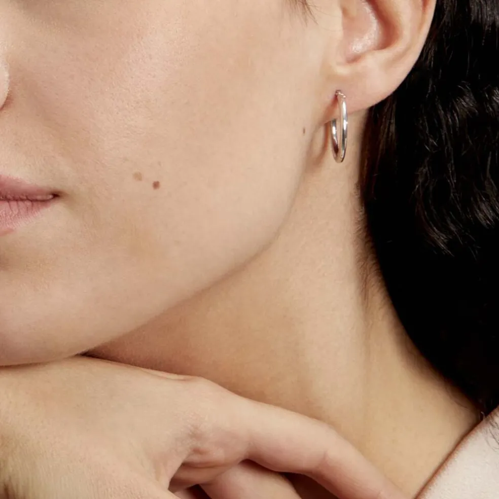 Créoles Verania Or Blanc