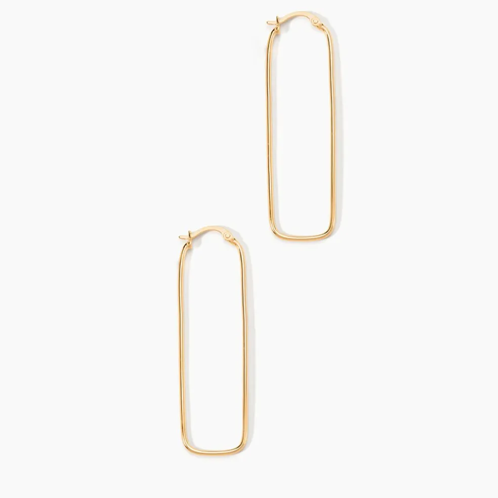 Créoles Yaira Plaqué Or Jaune