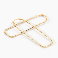 Créoles Yaira Plaqué Or Jaune