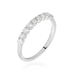 Demi Alliance Eloise Platine Blanc Diamant