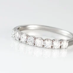 Demi Alliance Eloise Platine Blanc Diamant