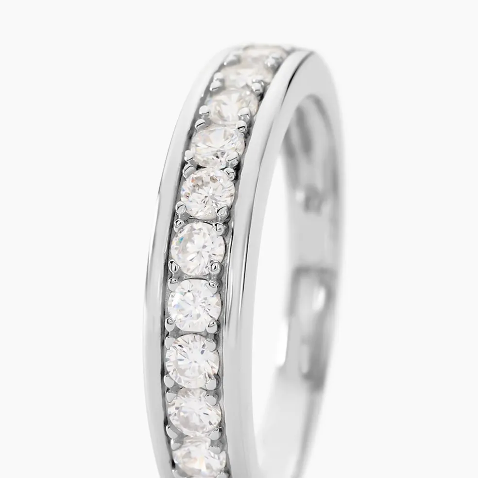 Demi Alliance Heket Argent Blanc Oxyde De Zirconium