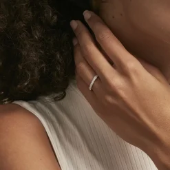 Demi Alliance Heket Argent Blanc Oxyde De Zirconium