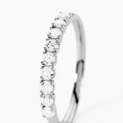 Demi Alliance Hera Platine Blanc Diamant