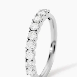 Demi Alliance Hera Platine Blanc Diamant