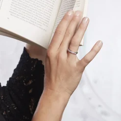 Demi Alliance Juliette Platine Blanc Diamant