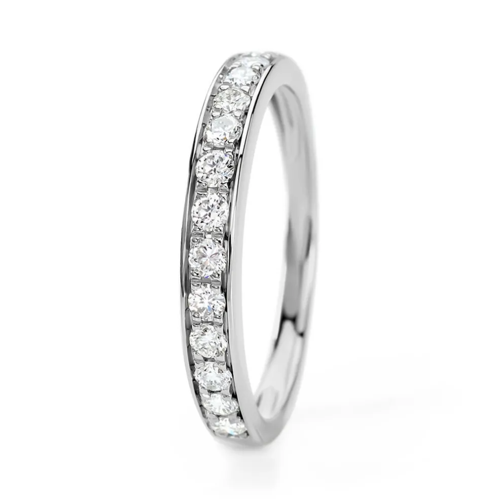 Demi Alliance Rhea Platine Blanc Diamant