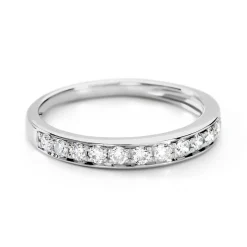 Demi Alliance Rhea Platine Blanc Diamant