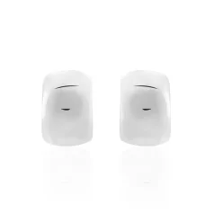 Demi Creoles Argent Blanc Cyrilla