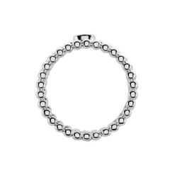 Duo De Bagues Roseli Argent Blanc Oxyde De Zirconium