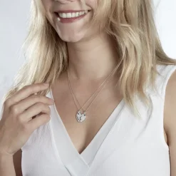 Duo De Colliers Argenc Caoimhe Oxyde